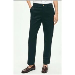 Brooks‎ Brothers Garment Washed Cotton Chinos Pants Black Womens Size 4